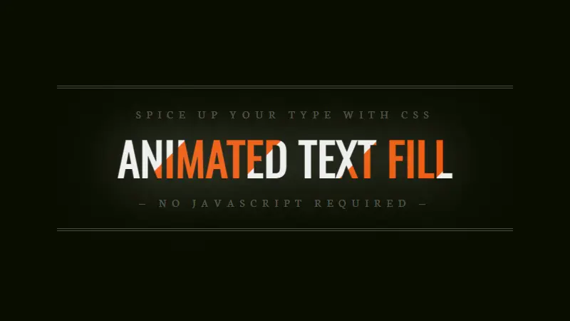 Animated Text Fill