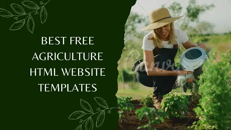 Free Agriculture HTML Website Templates