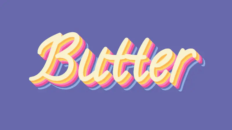 Butter: CSS Text Effects