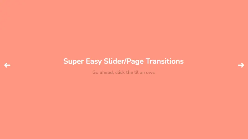 CSS Slide Transitions