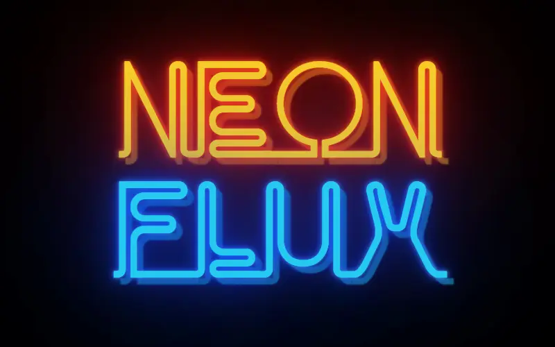 Neon Flux: CSS Glow Text Effects