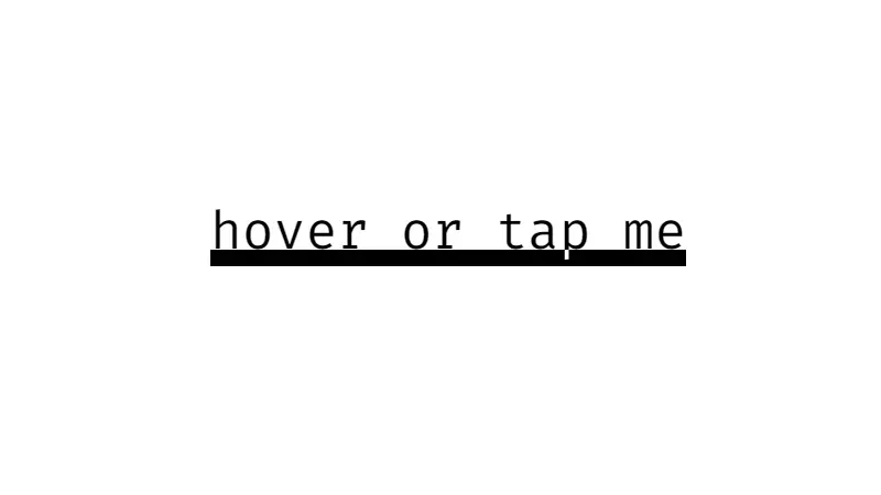 Underline Clip Hover Animation